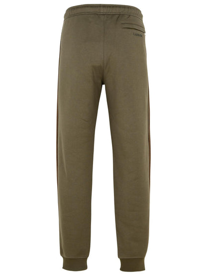 Lanvin Brown Cotton Jogger Pants Men by Luosophy