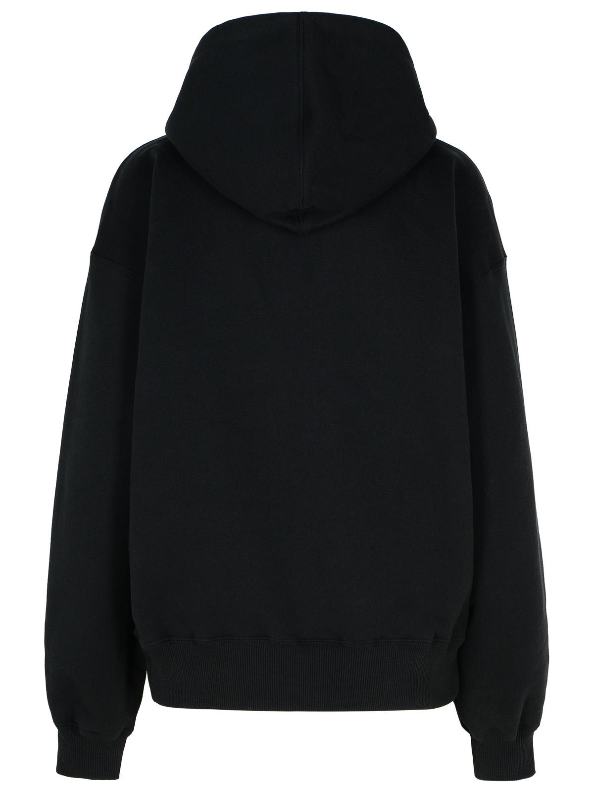 Off-White Black Cotton Sweatshirt Women by Luosophy