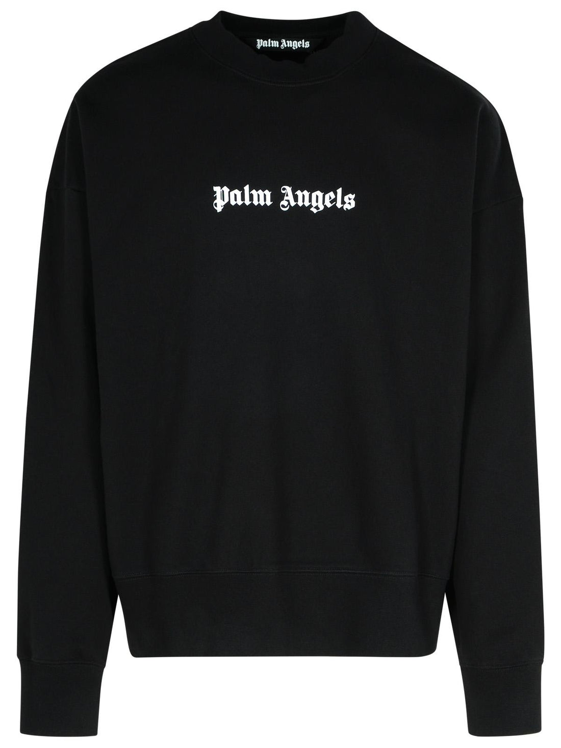 Palm Angels Black Cotton Sweatshirt Men by Luosophy