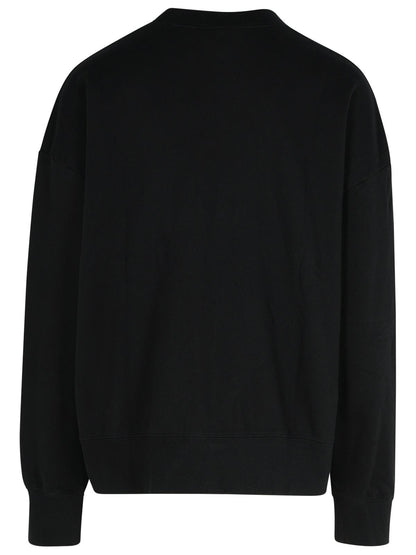 Palm Angels Black Cotton Sweatshirt Men by Luosophy
