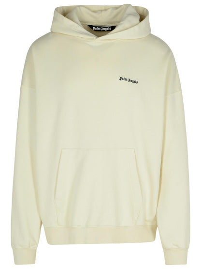 Palm Angels Cream Cotton Sweatshirt Men by Luosophy