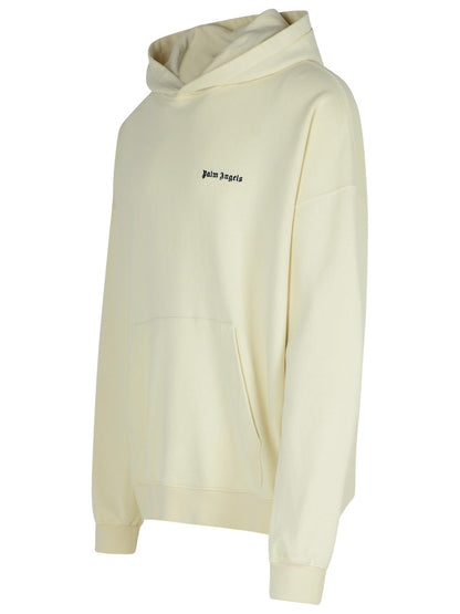 Palm Angels Cream Cotton Sweatshirt Men by Luosophy