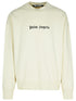 Palm Angels Cream Cotton Sweatshirt Men by Luosophy