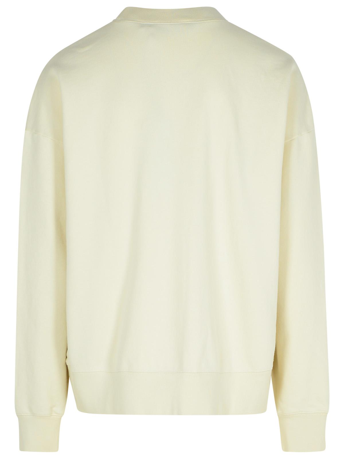 Palm Angels Cream Cotton Sweatshirt Men by Luosophy