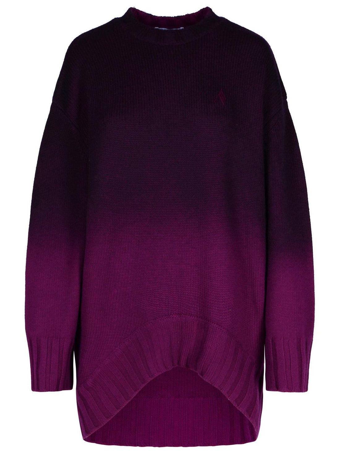 The Attico Purple Wool Blend Mini Dress Women by Luosophy