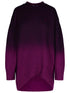 The Attico Purple Wool Blend Mini Dress Women by Luosophy