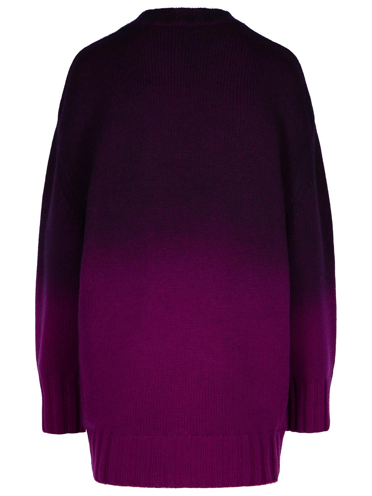 The Attico Purple Wool Blend Mini Dress Women by Luosophy