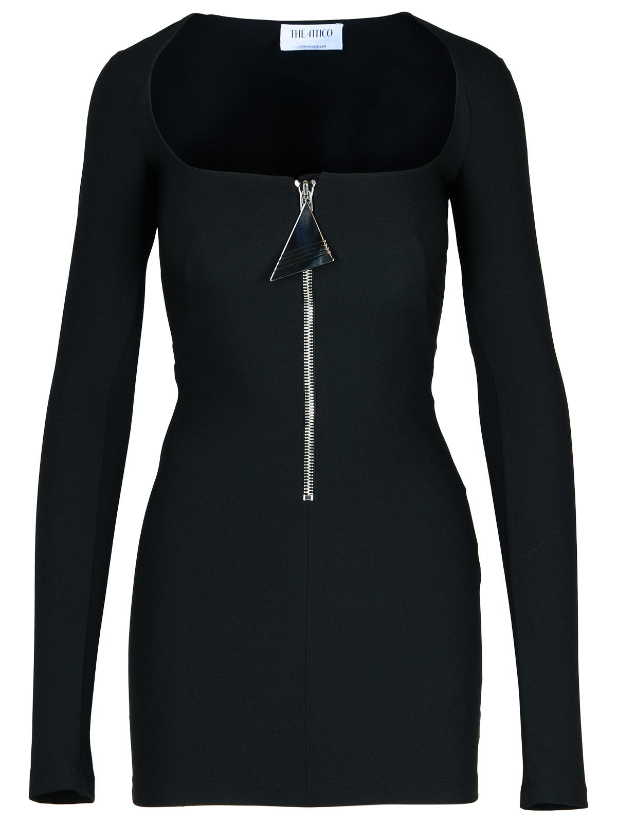 The Attico Black Polyester Blend Dress Women by Luosophy