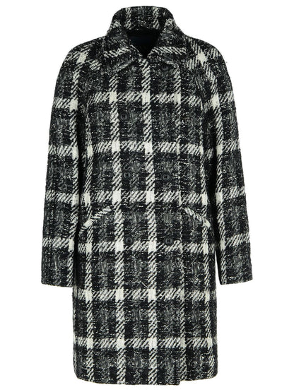 Fay Black Cotton Blend Coat Women  DestGlow