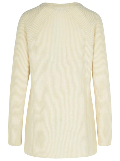 Fay Cream Wool Blend Cardigan Women by Luosophy