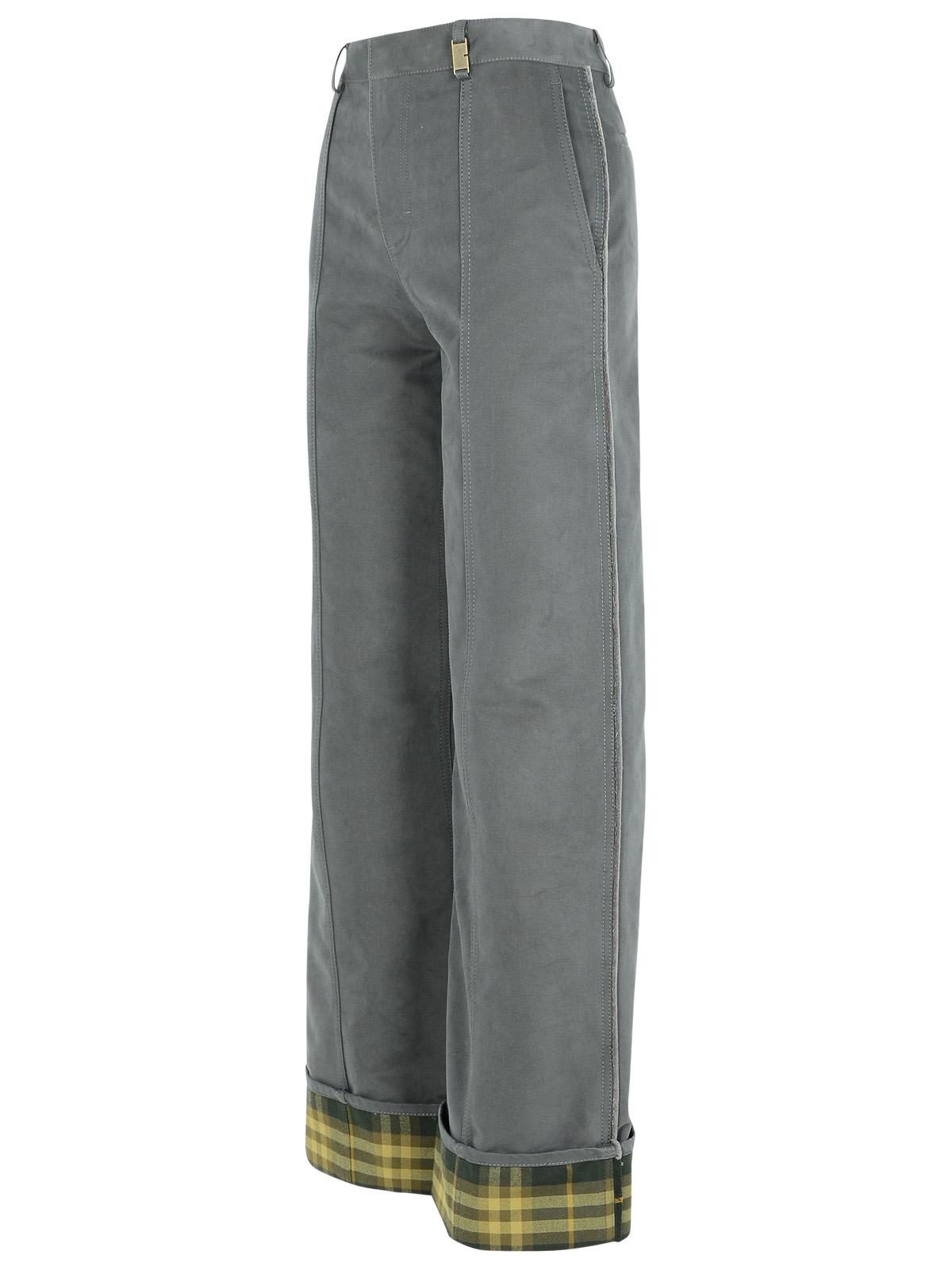 Burberry Grey Nylon Blend Trousers Women by Luosophy