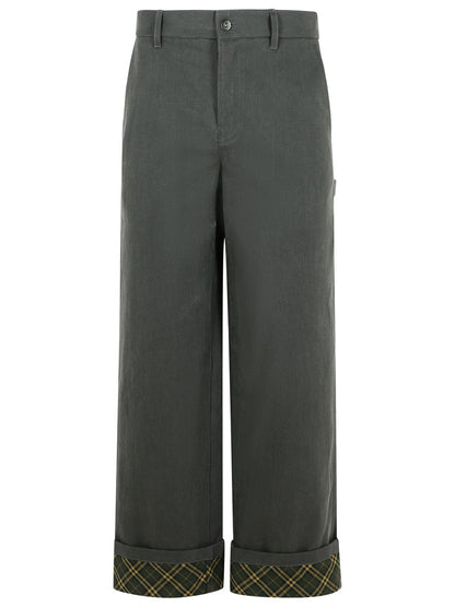 Burberry Black Cotton Jeans Men by Luosophy