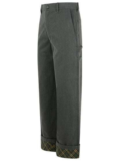 Burberry Black Cotton Jeans Men by Luosophy