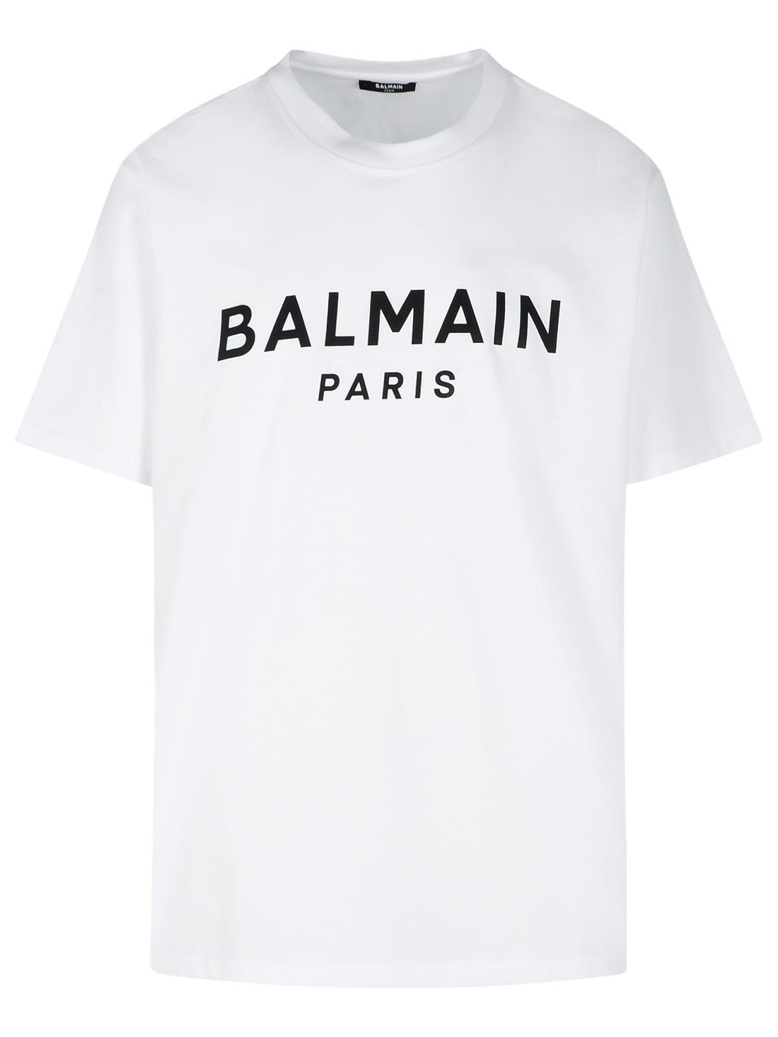 Balmain White Cotton T-Shirt Men by Luosophy