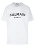 Balmain White Cotton T-Shirt Men by Luosophy