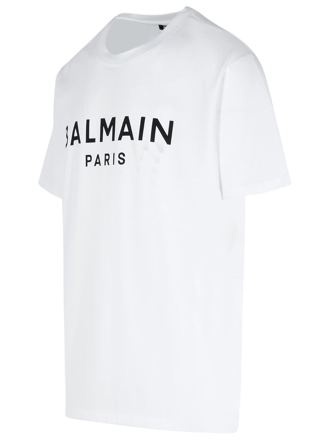 Balmain White Cotton T-Shirt Men by Luosophy