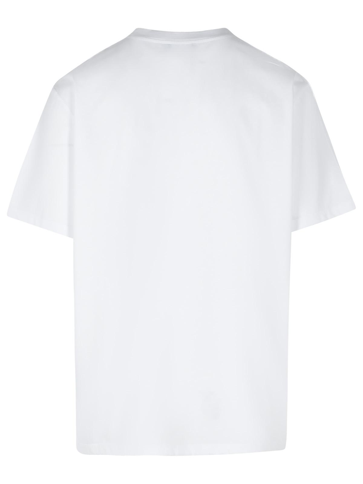 Balmain White Cotton T-Shirt Men by Luosophy