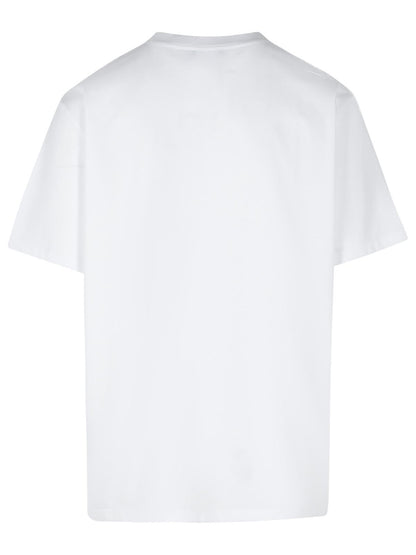 Balmain White Cotton T-Shirt Men by Luosophy