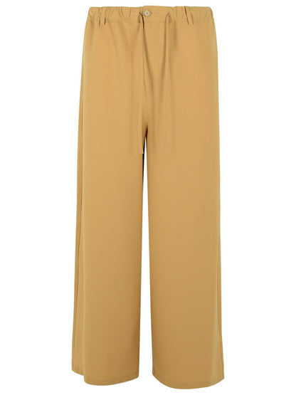 Marni Beige Virgin Wool Blend Trousers Men by Luosophy