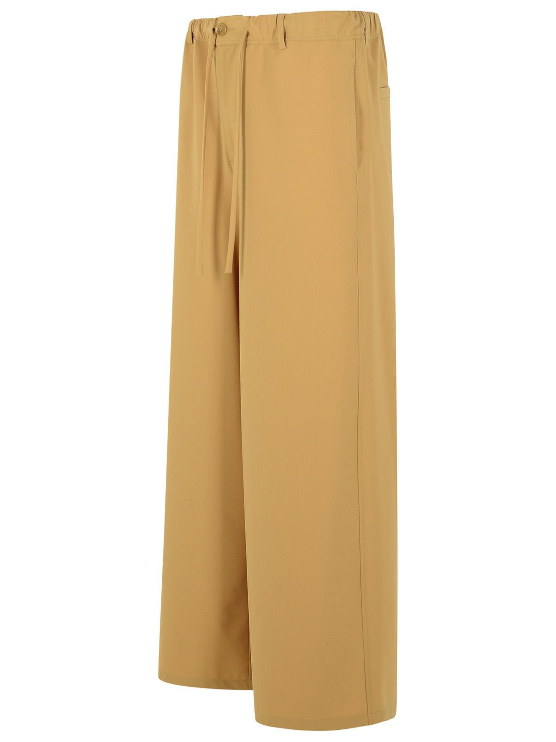 Marni Beige Virgin Wool Blend Trousers Men by Luosophy