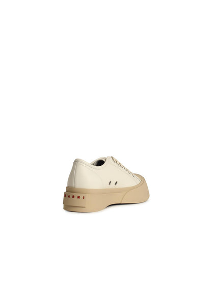 Marni White Leather Sneakers Men by Luosophy