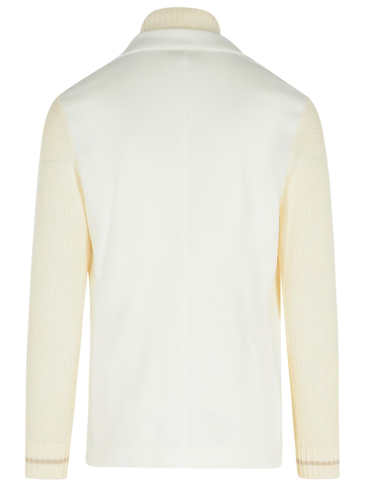 Eleventy White Cotton Blend Cardigan Men by Luosophy