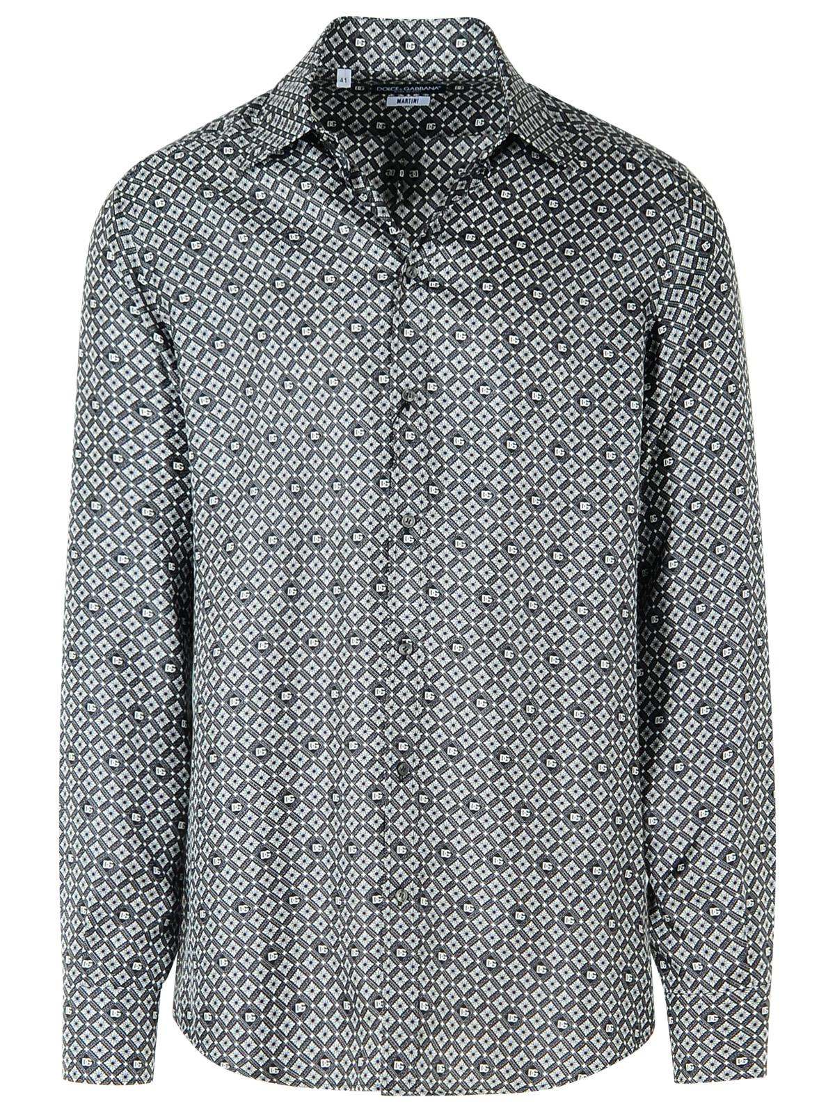 Dolce &amp; Gabbana Black Silk Shirt Men by Luosophy