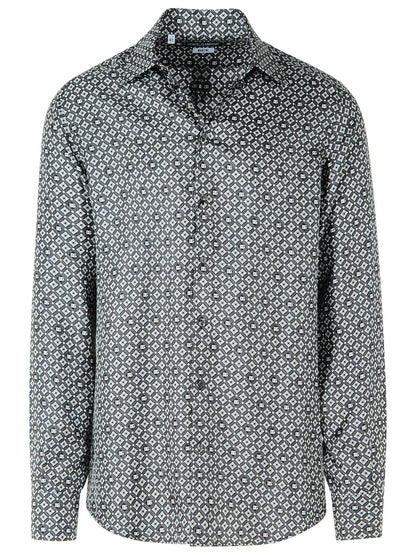 Dolce &amp; Gabbana Black Silk Shirt Men by Luosophy