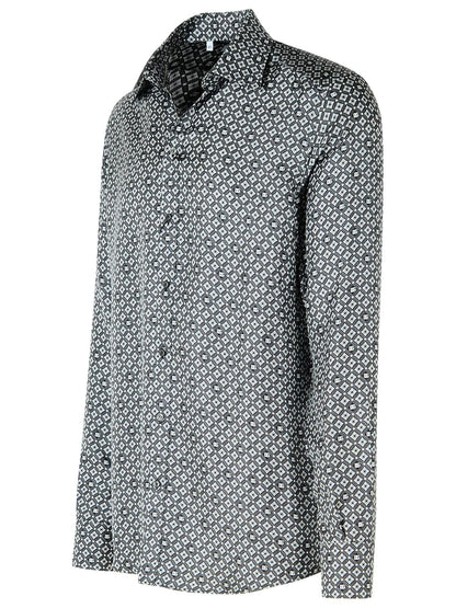 Dolce &amp; Gabbana Black Silk Shirt Men by Luosophy