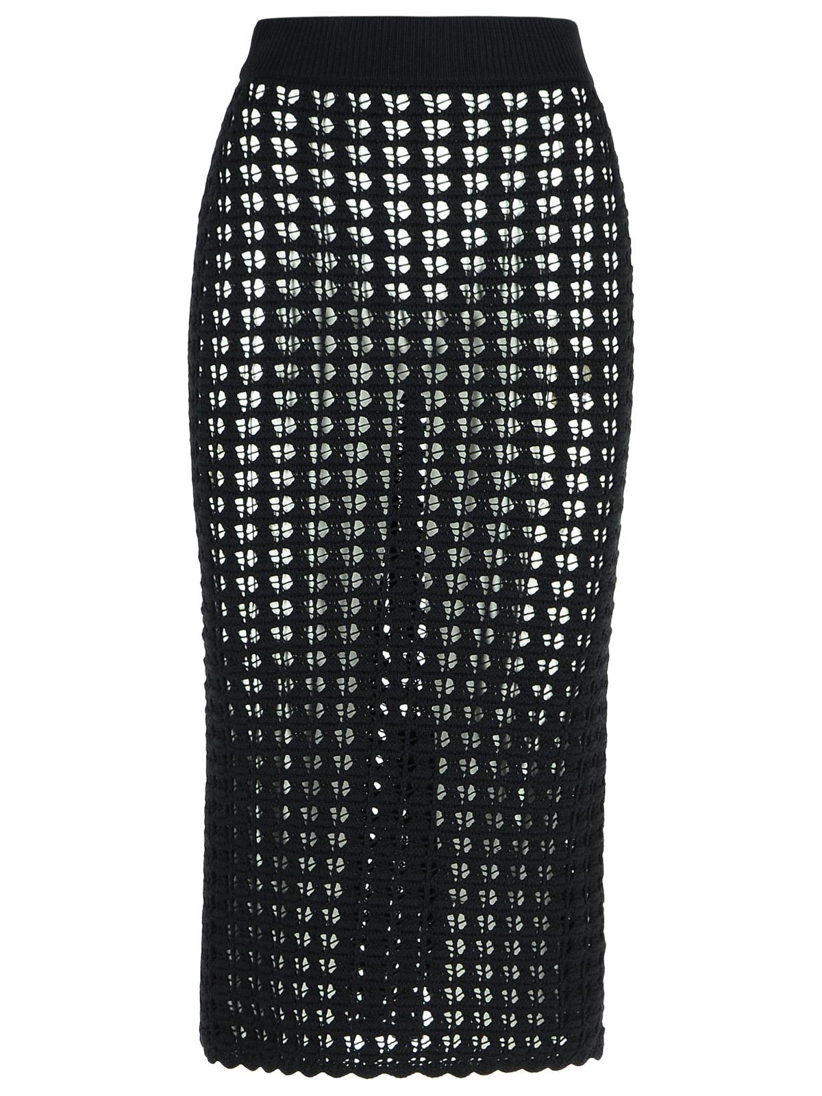 Dolce &amp; Gabbana Black Virgin Wool Skirt Women by Luosophy