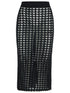 Dolce & Gabbana Black Virgin Wool Skirt Women by Luosophy