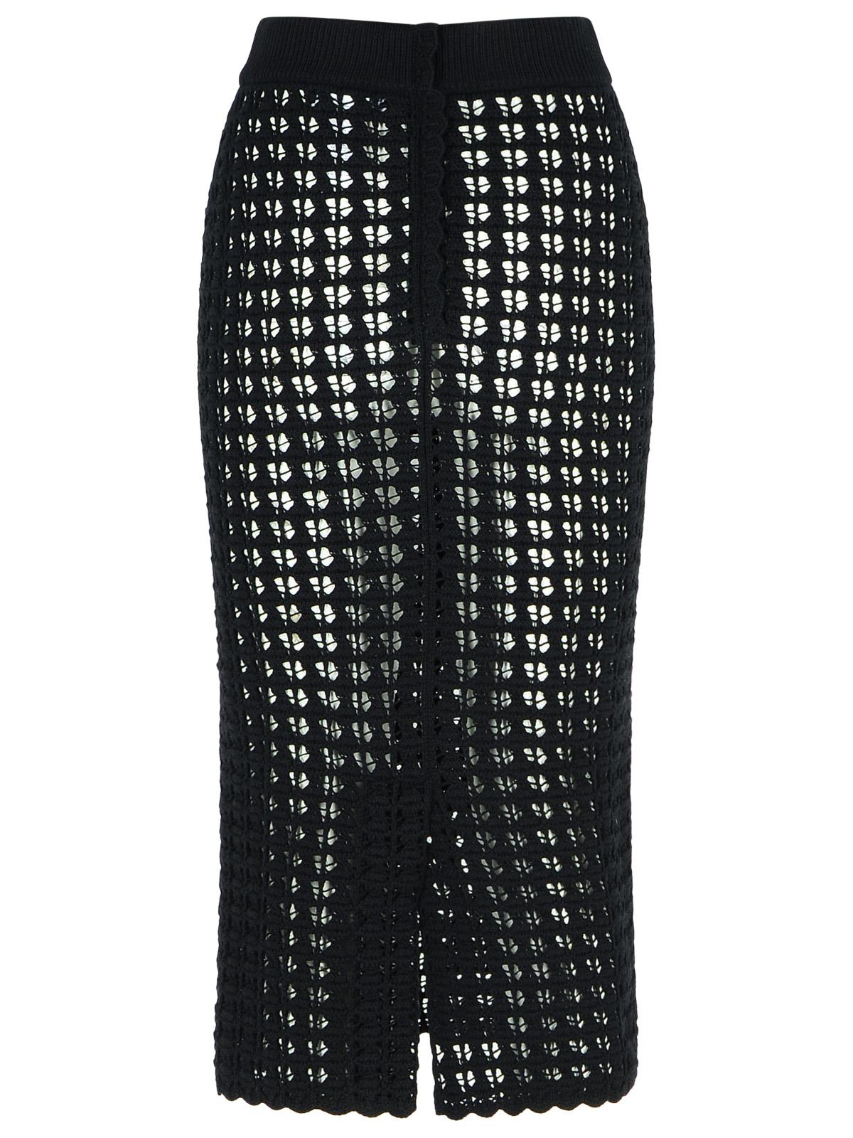 Dolce &amp; Gabbana Black Virgin Wool Skirt Women by Luosophy
