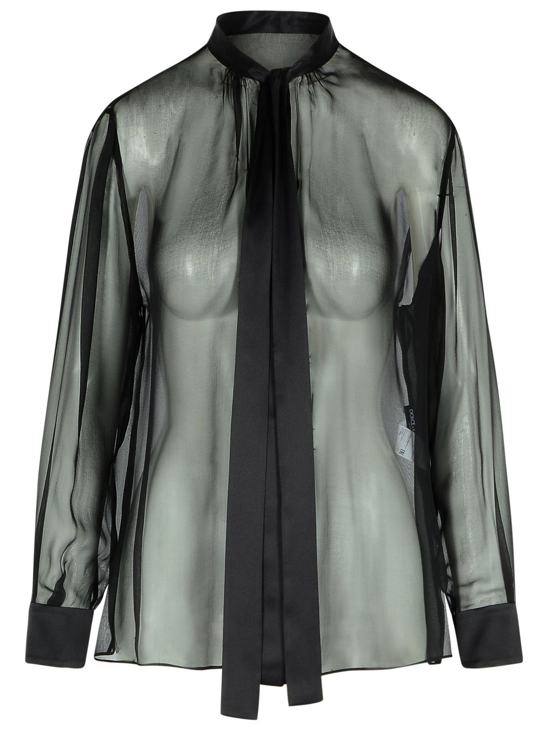 Dolce &amp; Gabbana Black Silk Shirt Women by Luosophy