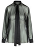Dolce & Gabbana Black Silk Shirt Women by Luosophy