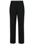 Ganni Black Viscose Blend Trousers Women by Luosophy