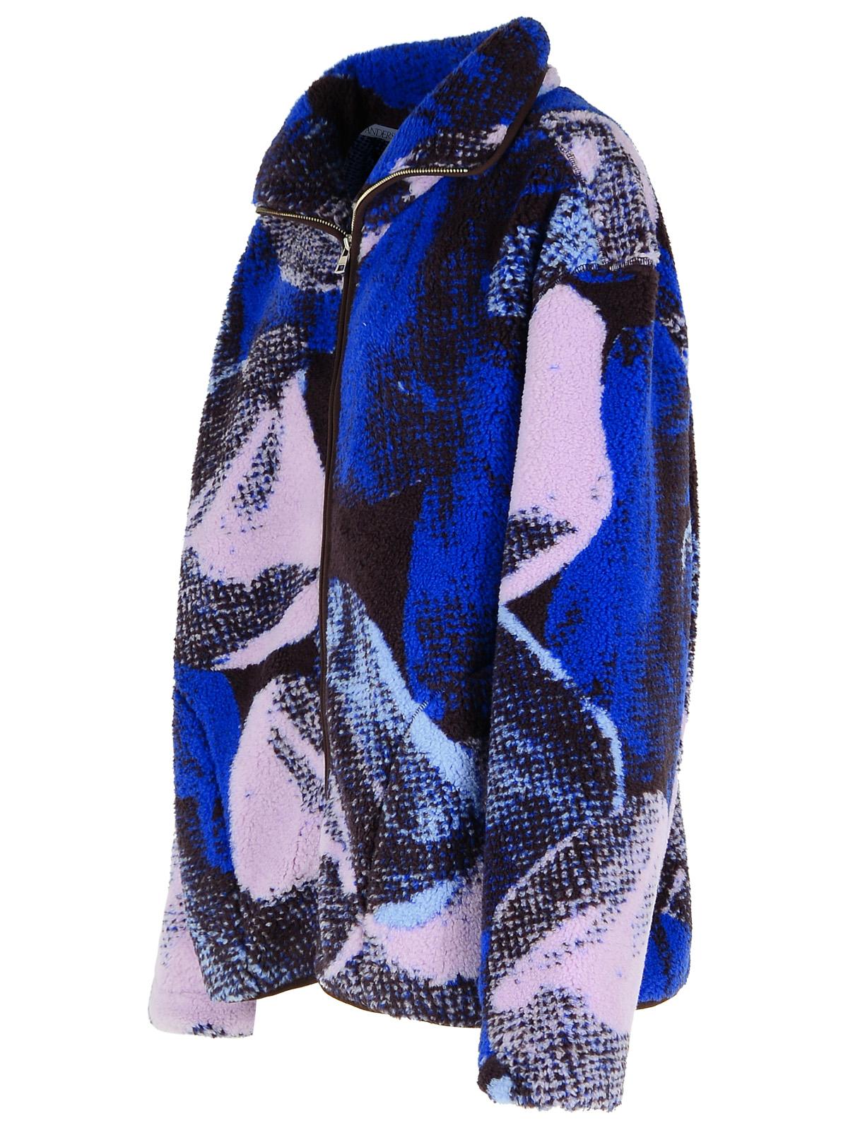 Jw Anderson Blue Polyester Blend Fleece Men by Luosophy