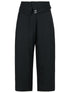Jw Anderson Black Viscose Trousers Women by Luosophy