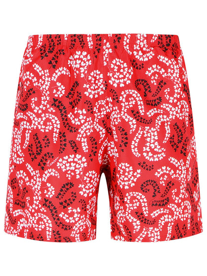 Lanvin Red Polyester Swimsuit Men by Luosophy