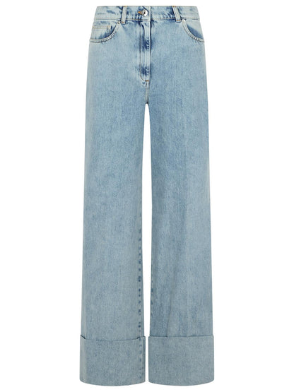 Lanvin Light Blue Denim Jeans Women by Luosophy