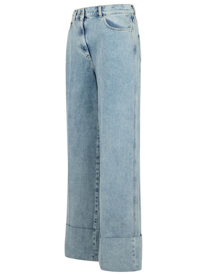 Lanvin Light Blue Denim Jeans Women by Luosophy