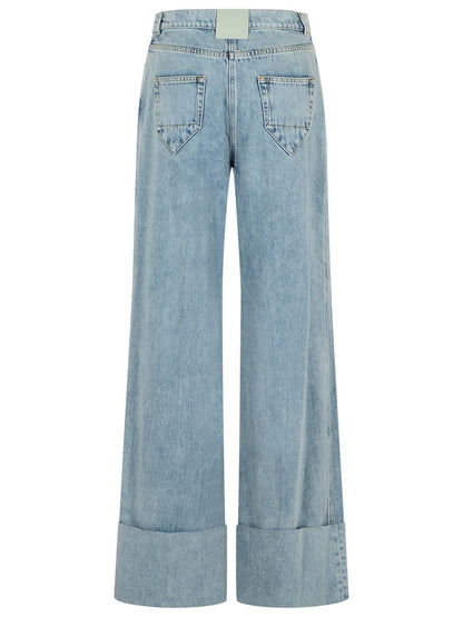 Lanvin Light Blue Denim Jeans Women by Luosophy