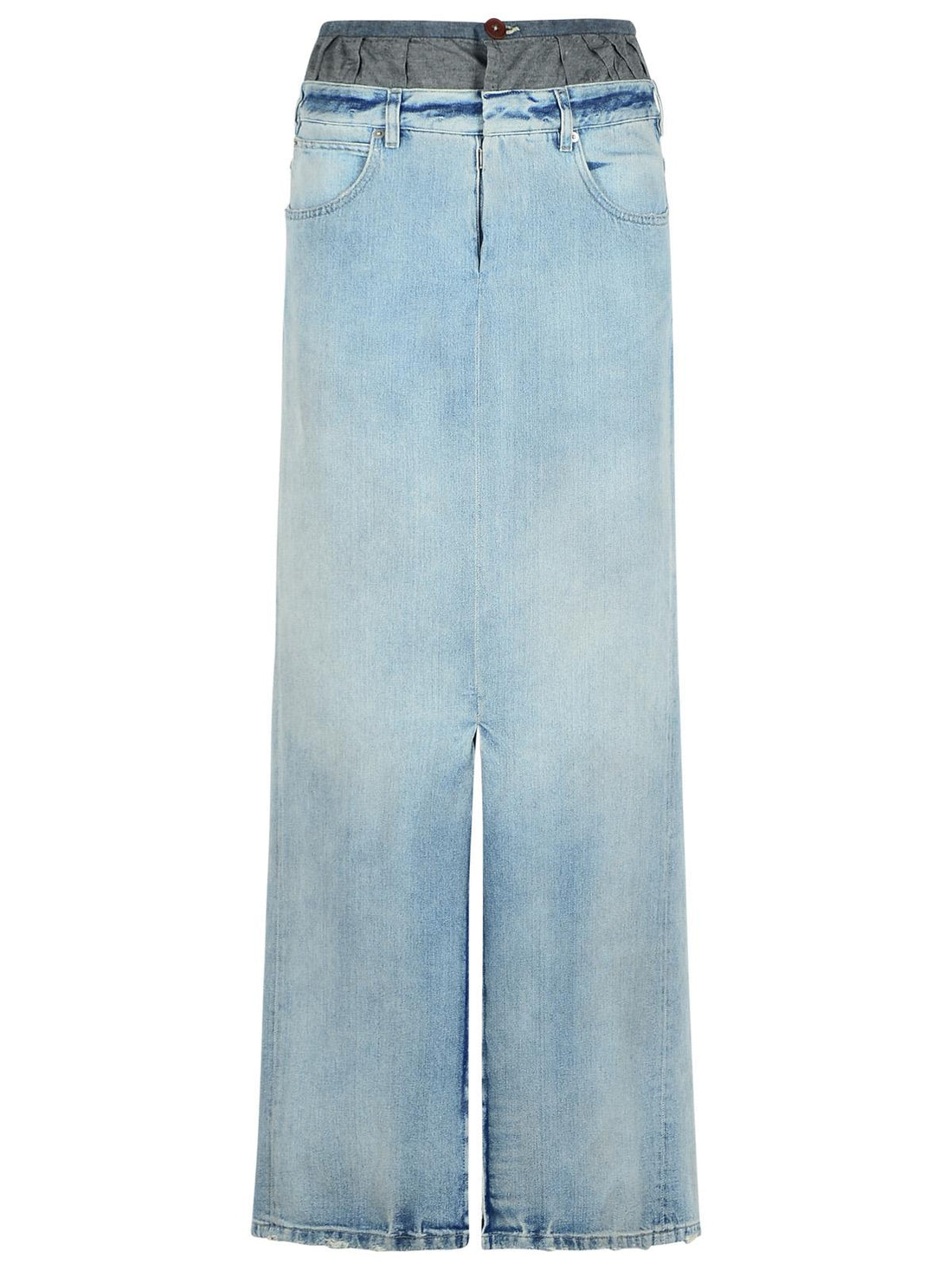 Maison Margiela Blue Denim Skirt Women by Luosophy
