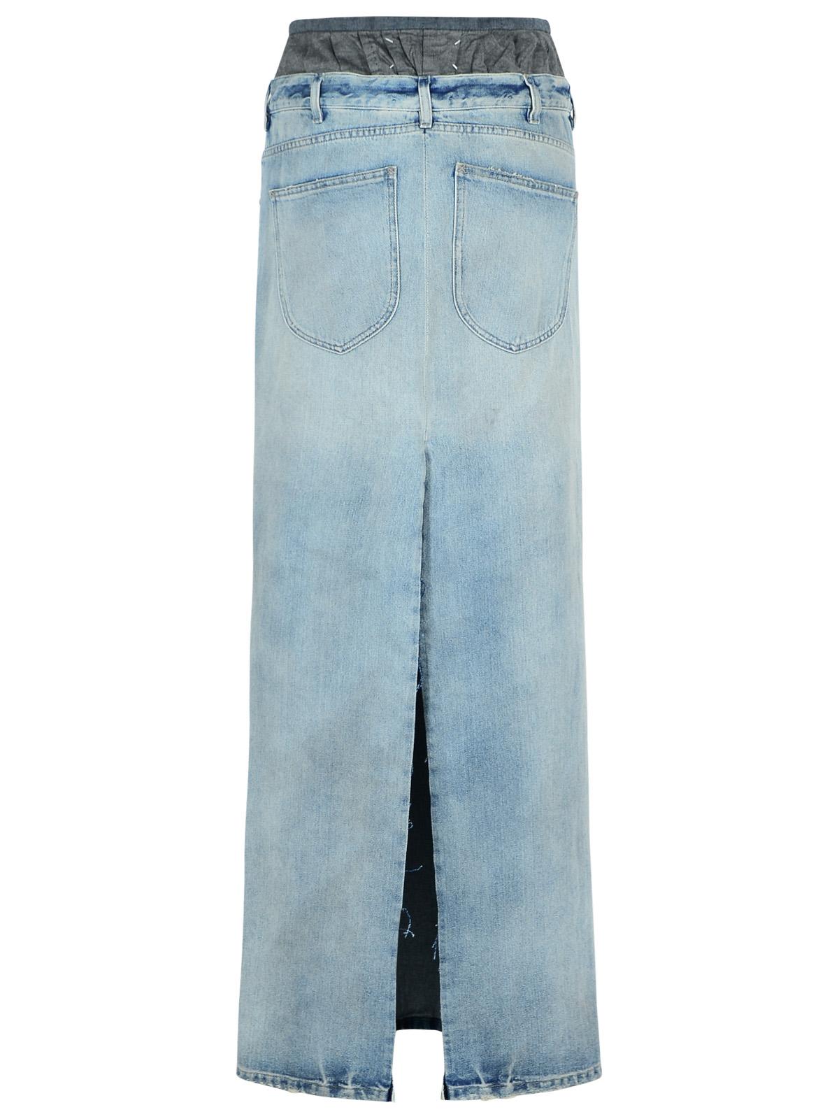 Maison Margiela Blue Denim Skirt Women by Luosophy