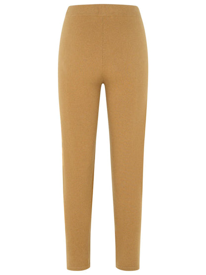 Max Mara Beige Cashmere Blend Trousers Women  DestGlow