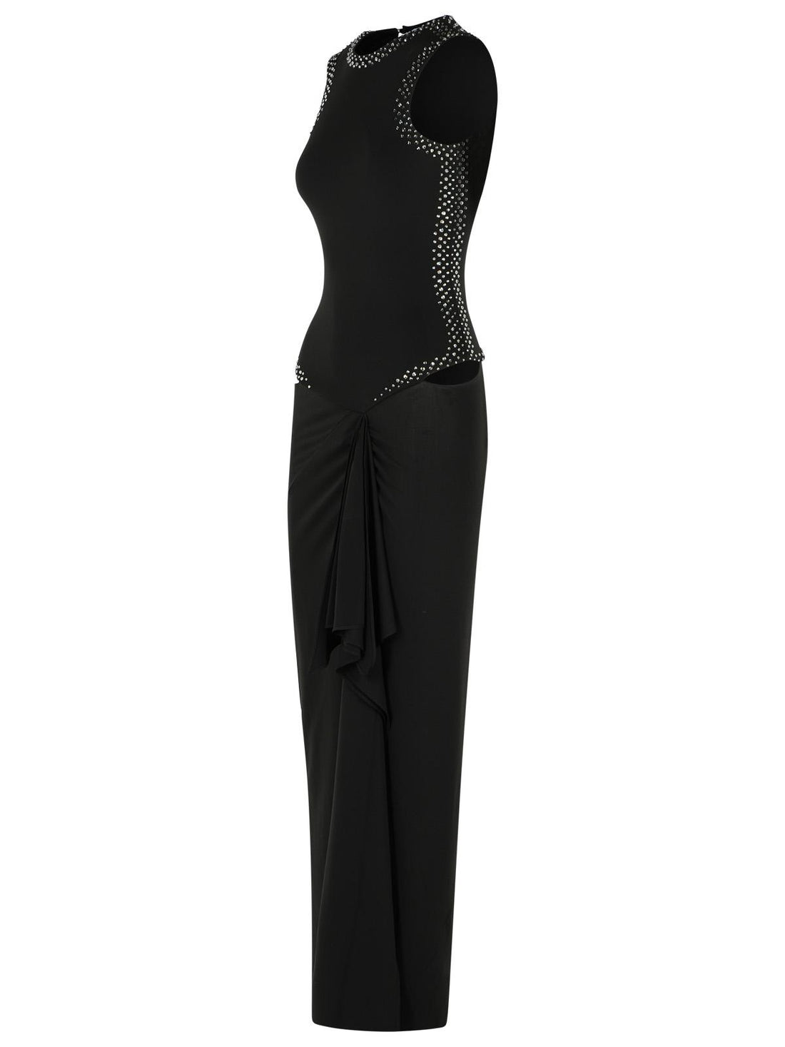 The Attico Dress In Black Acetate Blend Women by Luosophy