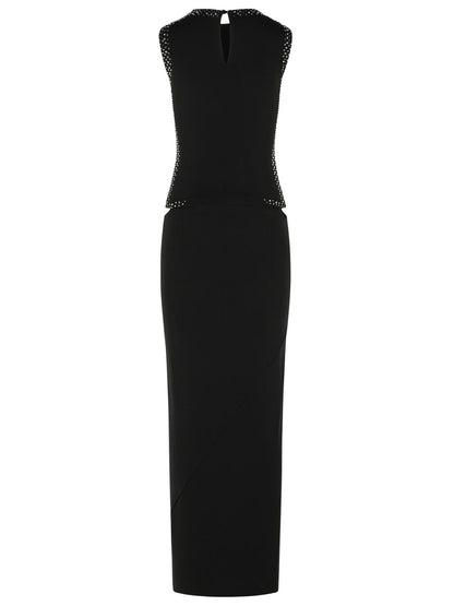 The Attico Dress In Black Acetate Blend Women by Luosophy