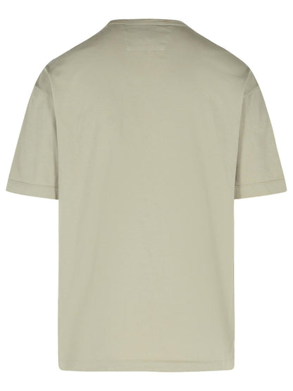 C.P. Company Beige Cotton T-Shirt Men by Luosophy