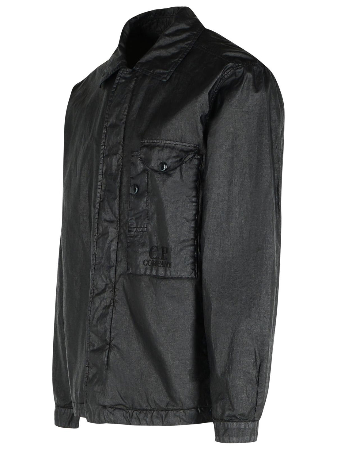 C.P. Company Black Linen Shirt Men by Luosophy