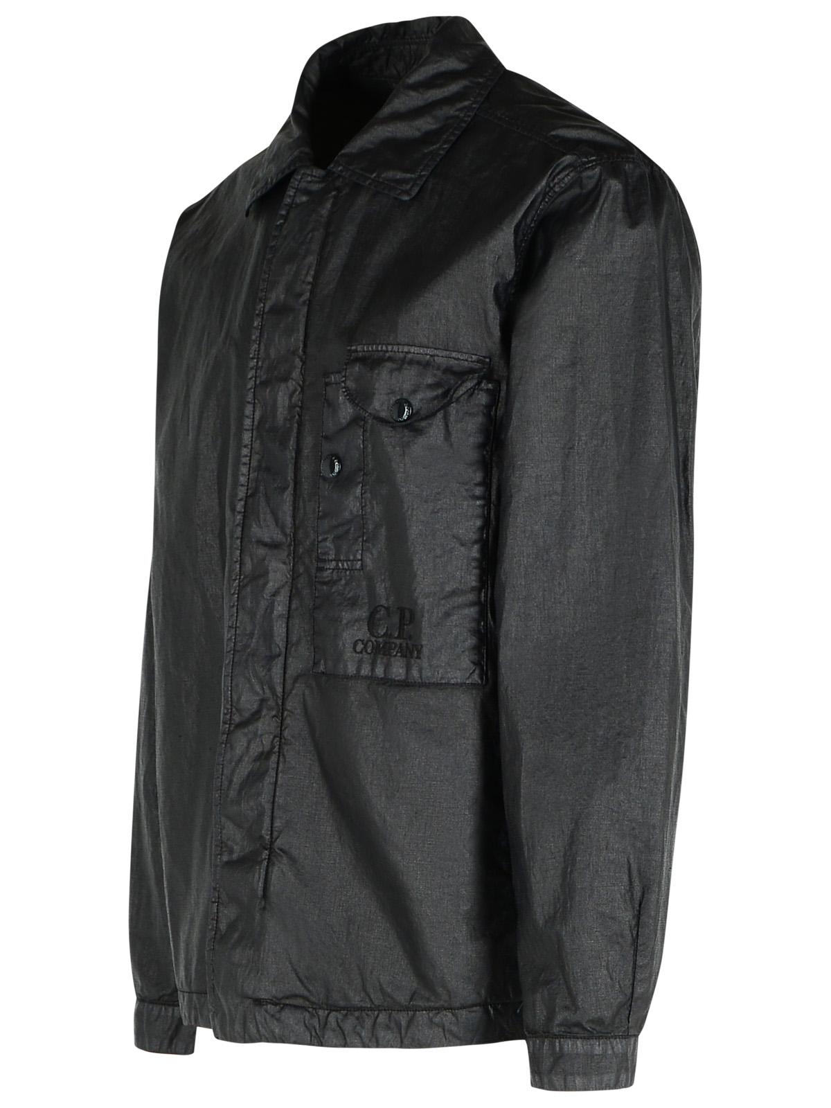 C.P. Company Black Linen Shirt Men by Luosophy
