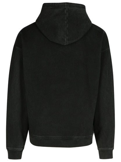Dsquared2 Black Cotton Sweatshirt Men by Luosophy